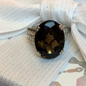 🐻Smoky Quartz Statement Ring🐻